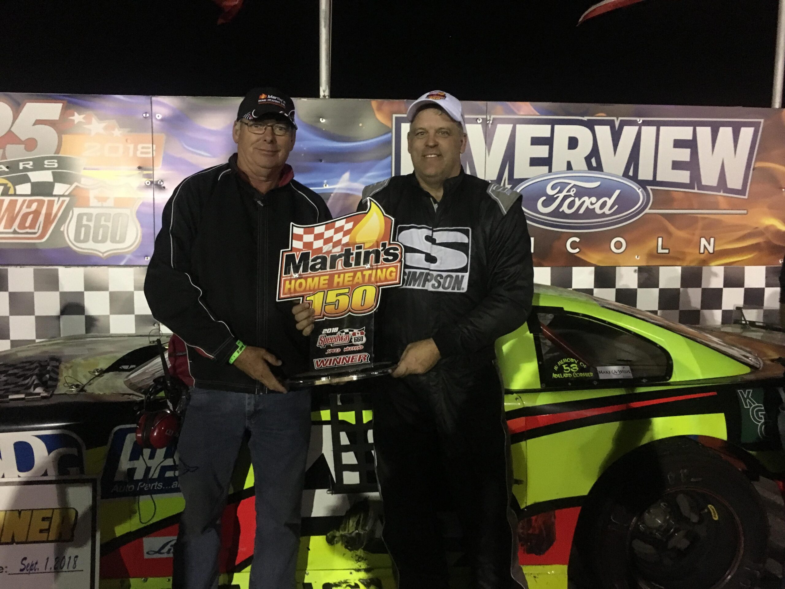 Official Feature Results – Martin’s Home Heating 150