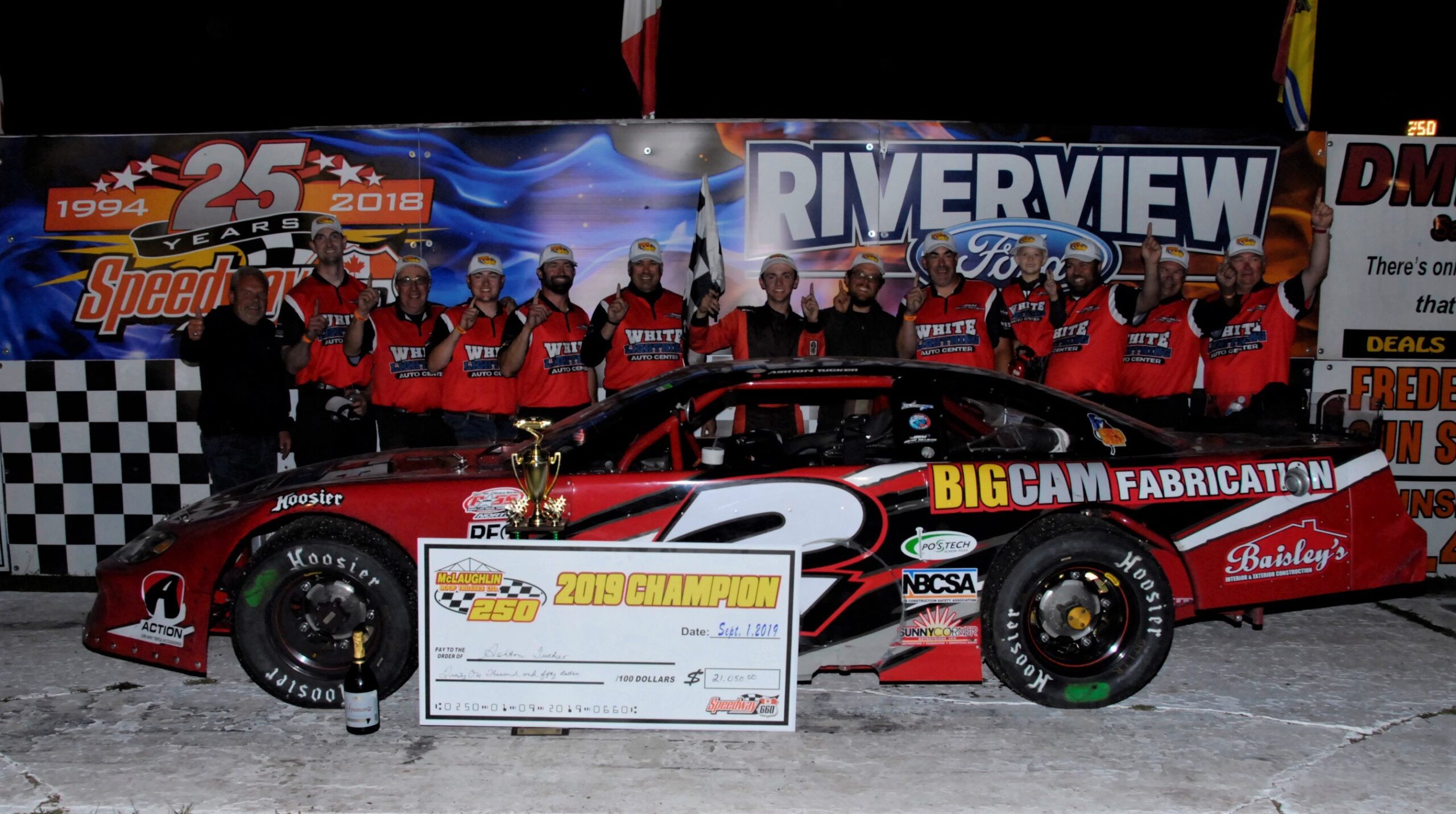 TUCKER TRIUMPHS FOR FIRST MCLAUGHLIN ROOF TRUSSES 250 WIN