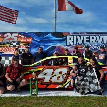 DAVE O’BLENIS SCORES 100TH FEATURE WIN SUNDAY AT SPEEDWAY 660